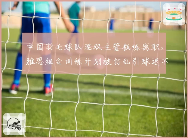 中国羽毛球队混双主管教练离职，雅思组合训练计划被打乱引球迷不满